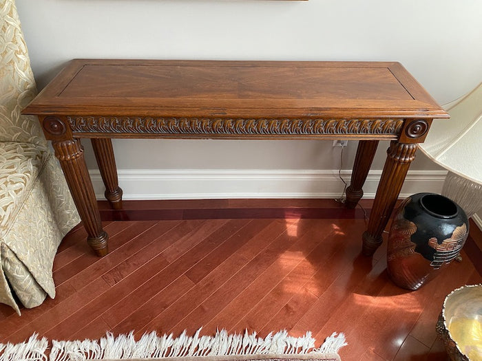 Wood Console Table