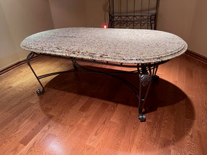 Custom Made Granite Top Kitchen/Dining Table