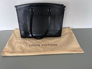Louis Vuitton Black Epi Leather Bag**