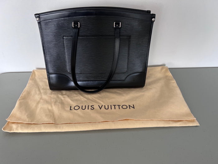 Louis Vuitton Black Epi Leather Bag**