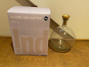Brand New Glass Globe Decanter from Indigo