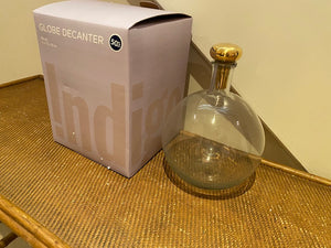 Brand New Glass Globe Decanter from Indigo