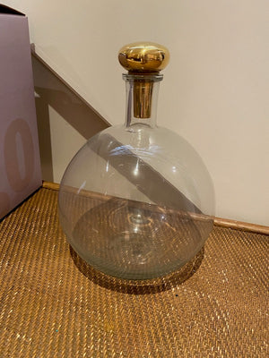 Brand New Glass Globe Decanter from Indigo