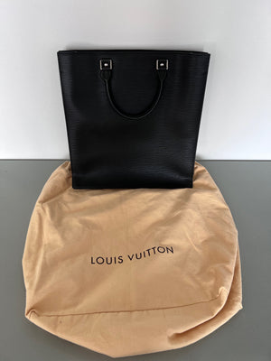 Louis Vuitton Black Epi Leather Sac Plat GM