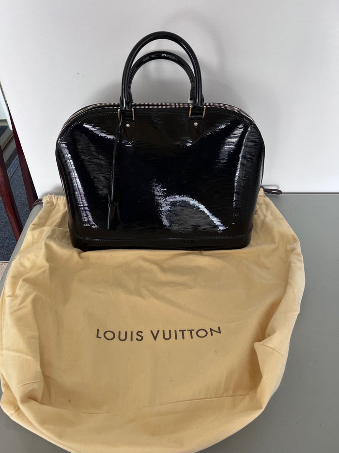 Louis Vuitton Black Electric Epi Leather Alma PM