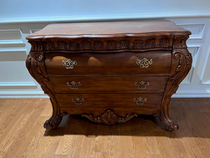 Wood Carved Tub Style Cabinet