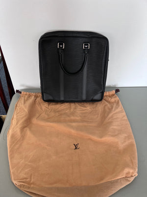 Louis Vuitton Black Epi Leather Porte-Documents