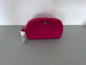 Coach Pink Twill Cosmetic Bag
