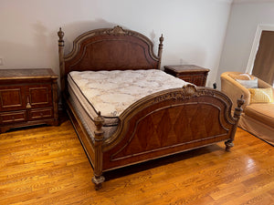 Ferguson Copeland Walnut Veneer King Bed Frame