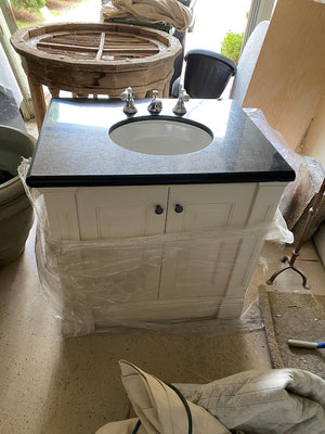 Copy of Brand New, White Vanity & Sink