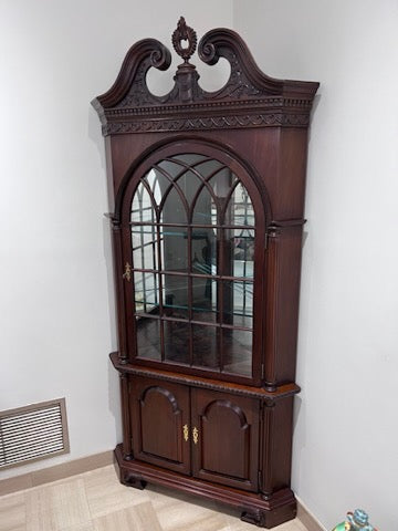 Antique Georgian Style Corner Cabinet
