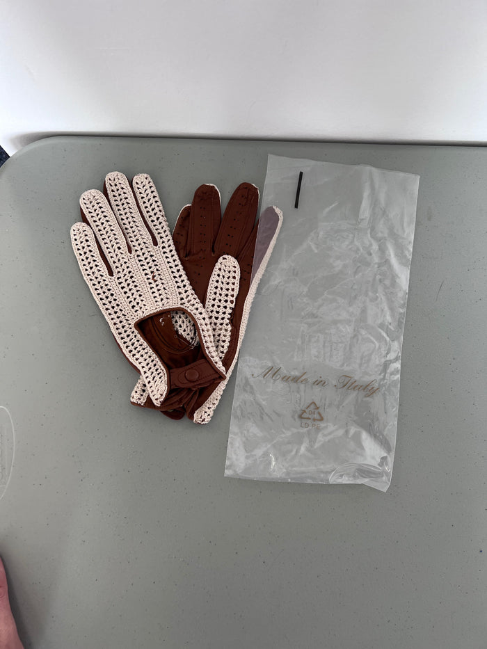 Leather Driving Gloves- Made in Italy