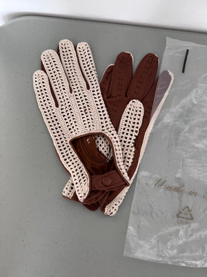 Leather Driving Gloves- Made in Italy