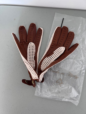 Leather Driving Gloves- Made in Italy