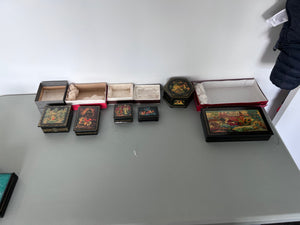 Antique Decorative Box Lot