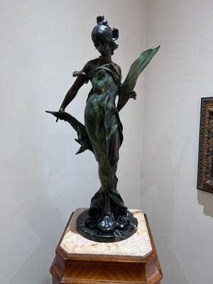 Pierre Roche Bronze Sculpture- "Diane"
