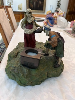 Franz Xaver Bergman Bronze Sculpture- "Rebecca at the Well"