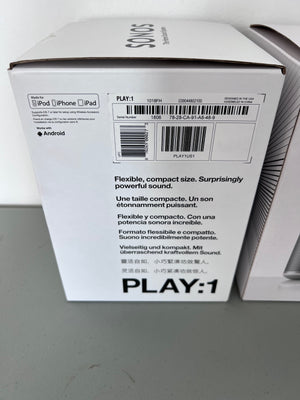 2 Sonos Play: 1 Wireless Speakers