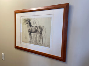 Atelier Horses Print by ED Begas