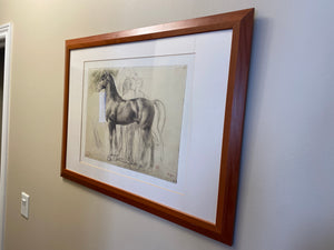 Atelier Horses Print by ED Begas