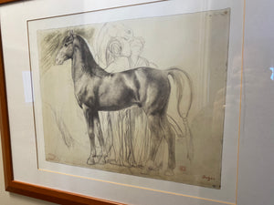 Atelier Horses Print by ED Begas