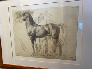 Atelier Horses Print by ED Begas