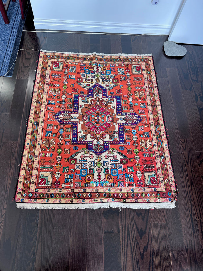 Area Rug – Silk /Cotton blend, hand-knotted & hand-woven rug from Turkey