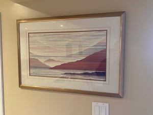 Abstract Landscape Framed Print