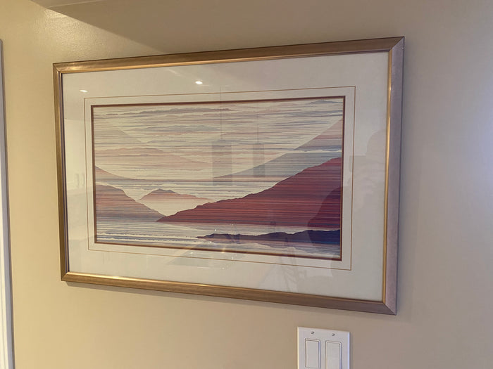 Abstract Landscape Framed Print