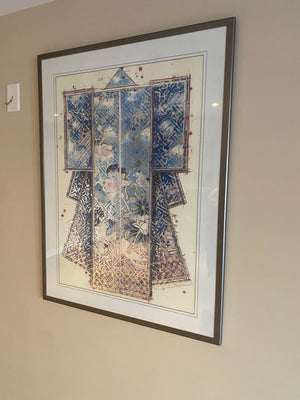 Abstract Floral Framed Print