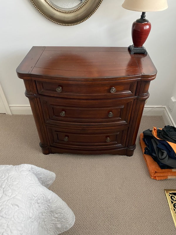 Large 3 clearance drawer nightstand