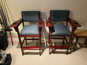 2 'Billiard Bar Stools'- Player's Chairs