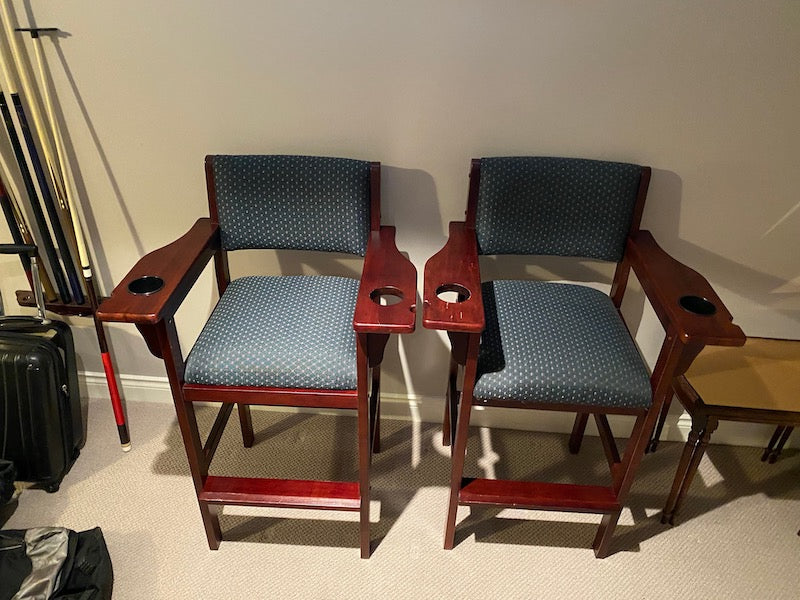 2 Billiard Bar Stools Player s Chairs Sell My Stuff Canada