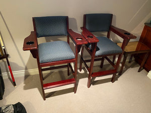 2 'Billiard Bar Stools'- Player's Chairs