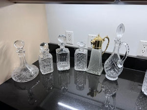 Crystal Decanter Lot
