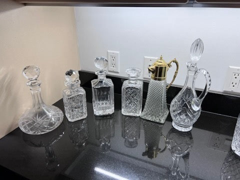 Crystal Decanter Lot