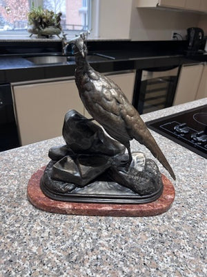 Jules Moigniez Bronze Sculpture- Pheasant
