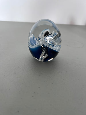 J Andrighetti Signed Paperweight Art Glass