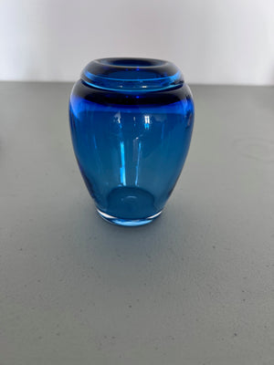 Langham Blue Glass Vase