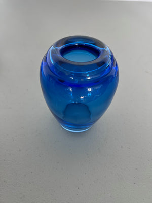 Langham Blue Glass Vase