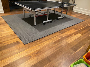Black & White Patterned Area Rug