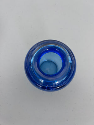 Langham Blue Glass Vase