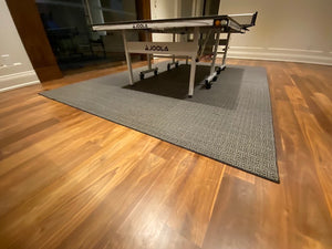 Black & White Patterned Area Rug