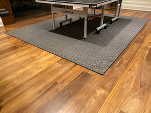 Black & White Patterned Area Rug