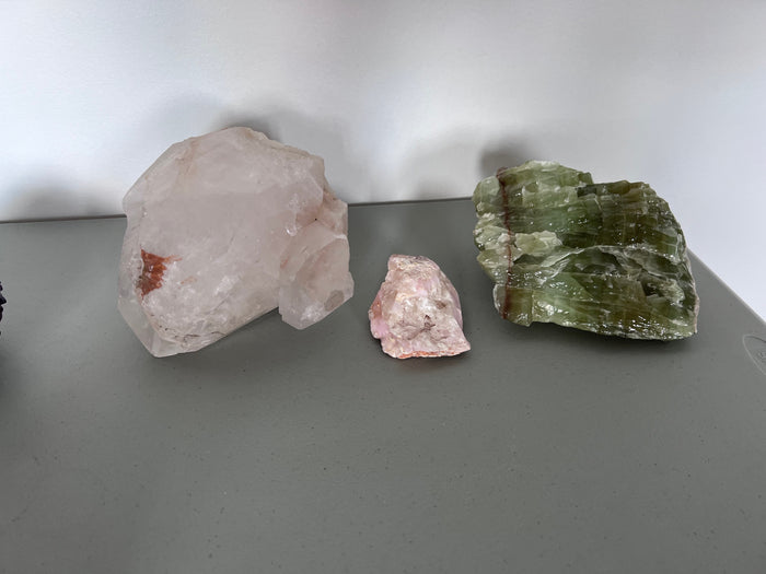 Semi Precious Stone Cluster Lot