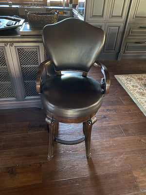 2 Bernhardt "James Island" Leather Barstools (*price is PER item)