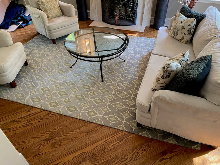 "Capel Rugs"- Kevin O'Brien Collection 8x11 100% Wool Rug