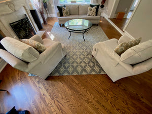 "Capel Rugs"- Kevin O'Brien Collection 8x11 100% Wool Rug