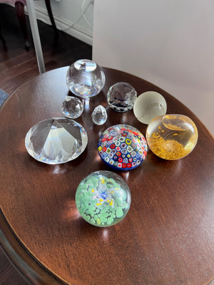 Art Glass Paperweight Lot