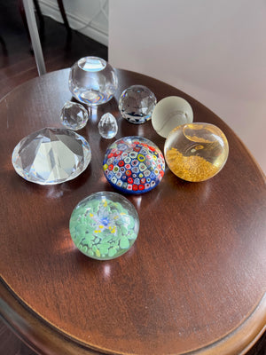 Art Glass Paperweight Lot